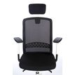 3760185028653-Fauteuil de bureau SCOTT - accoudoirs réglables - appuie-tête réglable - noir base blanc-P_79417782_7-6
