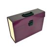 Pierre Henry - Classeur ménager premium (valisette trieur) 20 onglets - aubergine
