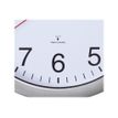 4002390065641-MaulRun - Horloge - mécanisme radio pilotée - 25 cm - blanc argenté-P_79419603_5-4