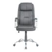 0000794196118-Fauteuil de bureau CHROMO - accoudoirs fixes - appui-tête intégré - noir-P_79419611_4-2