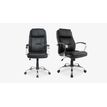 0000794196118-Fauteuil de bureau CHROMO - accoudoirs fixes - appui-tête intégré - noir-P_79419611_8-6