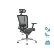 3397704812969-Fauteuil de bureau UPSILON - accoudoirs réglables - appuie-tête réglable - noir-P_79419621_2-0