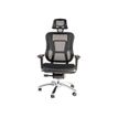 3760185026659-Fauteuil de bureau ergonomique D VADER - accoudoirs réglables - appuie-tête réglable - N-P_79419677_2-1