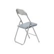 3760185028943-Chaise pliante JUNY - assise et dossier recouverts de PVC - Gris-P_79419690_2-1