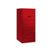 3219090954873-Classeur 3 tiroirs pour dossiers suspendus - 95,7 x 40 x 40 cm - rouge-P_79419719_1-0