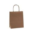 2130858206854-Logistipack - 50 Sacs cadeau kraft - poignées torsadées - 18 cm x 8 cm x 22 cm - chocolat-P_79420039_1-0