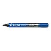 Pilot 100 - Marqueur permanent - pointe ogive - bleu