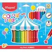 Maped Color'Peps Jumbo - 24 Crayons de couleur