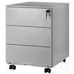 3700339880812-Caisson mobile métallique monobloc - H50 x L42 x P56,5 cm - 3 tiroirs - silver-P_79420825_1-0