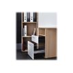 3700339881338-Banque d'accueil JENNY -  L168,8 x H131,1 x P95,8 cm - finition chêne clair et blanc-P_79420834_9-14