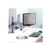 0043859629718-Fellowes Professional Series Depth Adjustable Dual Monitor Arm - Kit de montaje - brazo ajustable - para 2 monitores - hierro - -P_79421547_1-12