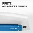 0043859724390-Fellowes Lunar + A3 - Plastifieuse A3 - de 80 à 125 microns - bleu-P_79421597_3-2