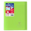 3037929514032-Clairefontaine Koverbook - Cahier polypro 17 x 22 cm - 96 pages - grands carreaux (Seyes) - vert--0