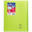 3037929814033-Clairefontaine Koverbook - Cahier polypro 24 x 32 cm - 96 pages - grands carreaux (Seyes) - vert--0