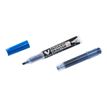 Pilot V BOARD MASTER S - Pack de 10 marqueurs effaçables - pointe extra fine - bleu