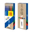 4902505525643-Pilot Frixion Ball - 6 Recharges pour rollers effaçables - 0,7 mm - noir/rouge/bleu/vert-P_79422461_2-1