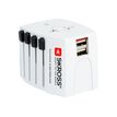 7640166320616-SKROSS MUV USB - Adaptateur de voyage universel + 2 ports USB - pour Euro, Australie/Chine, R-P_79423020_1-0
