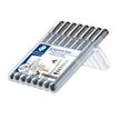 4007817309247-STAEDTLER pigment liner - Pack de 8 Feutres fins - pointes assorties - noir-P_79424316_3-1