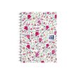 3020120113319-Oxford Floral - Carnet de notes à spirale - A5 - 120 pages - petits carreaux-P_79424841_3-1