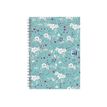 3020120113319-Oxford Floral - Carnet de notes à spirale - A5 - 120 pages - petits carreaux-P_79424841_5-3
