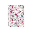 3020120113494-Oxford Floral - Carnet de notes à spirale - A6 - 100 pages - petits carreaux-P_79424845_3-2