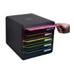 9002493424241-Exacompta BIG-BOX PLUS IDERAMA A+ - Armario de cajones - 5 cajones - negro, arlequín-P_79425574_7-1