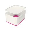 4002432116478-Leitz MyBox - Boîte de rangement format moyen - blanc/rose-P_79425778_6-1