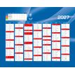 3371010396016-Quo Vadis - Calendrier mural - 2026-2027 - Français - Classic - Bleu - 14 mois de août à septembre - 27x21 cm - Papier Clairefontaine blanc - Fabri--1