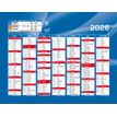 3371010396009-Calendrier de banque Août à Septembre - 27 x 21 cm - bleu - Quo Vadis-P_79426020_2-1