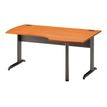 3483600753427-Bureau compact à droite JAZZ+ - 160 cm - Pieds métal - Aulne-P_79426184_1-0
