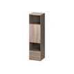 3483600784223-Colonne 1 porte  / 2 tiroirs / 2 niches - JAZZ+ - chêne-P_79426223_1-0
