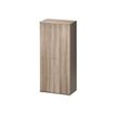 3483600784254-Armoire - JAZZ+ - 3 portes pliantes - 4 étagères - 80 cm - chêne-P_79426226_1-0
