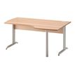 3483600784698-Bureau compact à droite JAZZ+ - 160 cm - Pieds métal - Hêtre-P_79426267_1-0