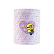 Les Minions - Pot à crayons rond modèle coeur - Clairefontaine