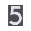 8711234016348-Pickup Home 3D Milan - Étiquette autocollante 100 mm - Chiffre 5 - gris-P_79427930_1-0