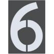 8711234016874-Pickup Home 3D Milan - Étiquette autocollante 60 mm - Chiffre 6 - gris-P_79427983_1-0