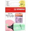 4006381514453-STABILO BOSS MINI Pastellove - Pack de 3 surligneurs pastel : menthe, pêche, lilas-P_79428392_1-0