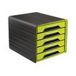 3462159010533-CEP Gloss - Module de classement 5 tiroirs - noir/anis-P_79428605_1-0