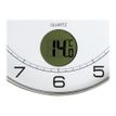 3595560025282-Unilux - Horloge intelligente Tempus - affichage température - 30,5 cm - gris métal-P_79428712_5-3