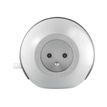 3760110681212-WATT & CO WATTBALL - Multiprise 3 prises - 2 prises 16A + 1 prise 6A + 2 USB - blanc/gris -P_79428845_2-0