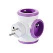 3760110685111-WATT & CO - Multiprise triplite rotative - blanc/violet-P_79428857_2-1