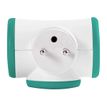 3760110685128-WATT & CO - Multiprise triplite rotative - blanc/turquoise-P_79428858_1-0