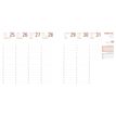 3664447087139-Nelson - Agenda 1 semaine sur 2 pages - 16 x 16 cm - disponible dans différentes couleurs -P_79429171_8-5
