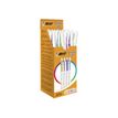 3086123498341-BIC Cristal UP - 20 Stylos à bille - couleurs fantaisies assorties - pointe moyenne (1,2 m-P_79429255_1-0