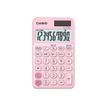 Calculatrice de poche Casio SL-310UC - 10 chiffres - alimentation batterie et solaire - rose