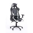 3760185029001-Fauteuil gamer SPORTING - accoudoirs réglables - noir et blanc-P_79429680_2-1