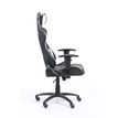 3760185029001-Fauteuil gamer SPORTING - accoudoirs réglables - noir et blanc-P_79429680_4-3