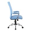 3760185029292-Fauteuil de bureau BRISTOL - accoudoirs fixes  - Bleu-P_79429685_3-2