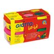 8000825464928-GIOTTO be-bè - pâte à modeler - 4pots Jaune, Rose, Rouge, Vert - 100gr-P_79430011_3-2