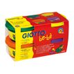 8000825464935-GIOTTO be-bè - pâte à modeler - 4 pots Jaune, Orange, Vert, Violet -100gr-P_79430012_6-5